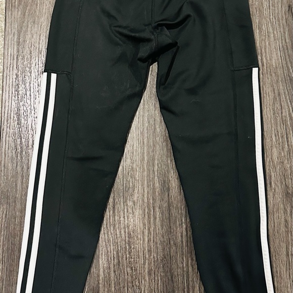 Adidas 3 Stripes Climate Black Legging Tight - Picture 2 of 3